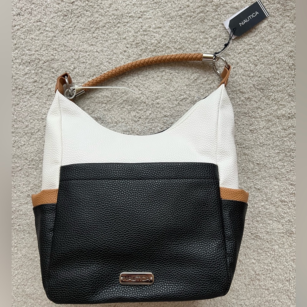 Nautica Blue & White Purse